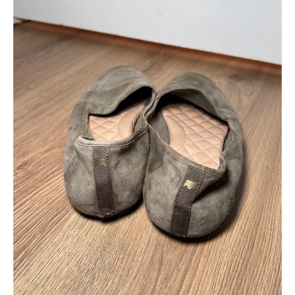 Birdies‎ The Starling Women Olive Green Suede Loafers Smoking Slippers Size 9